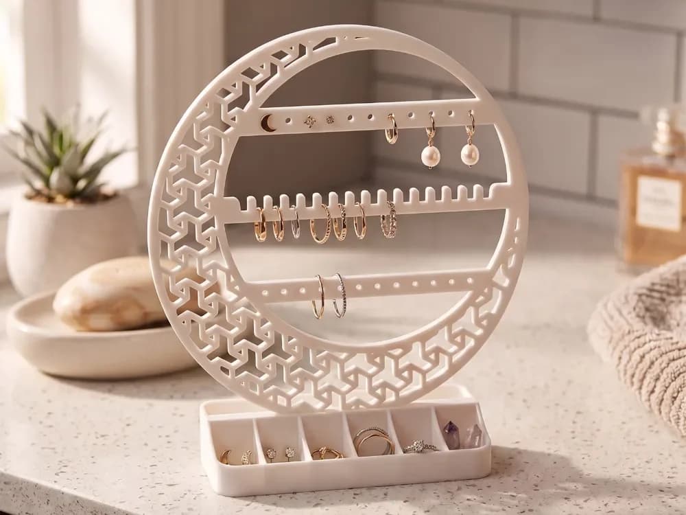 Crescent Moon Jewelry Organizer