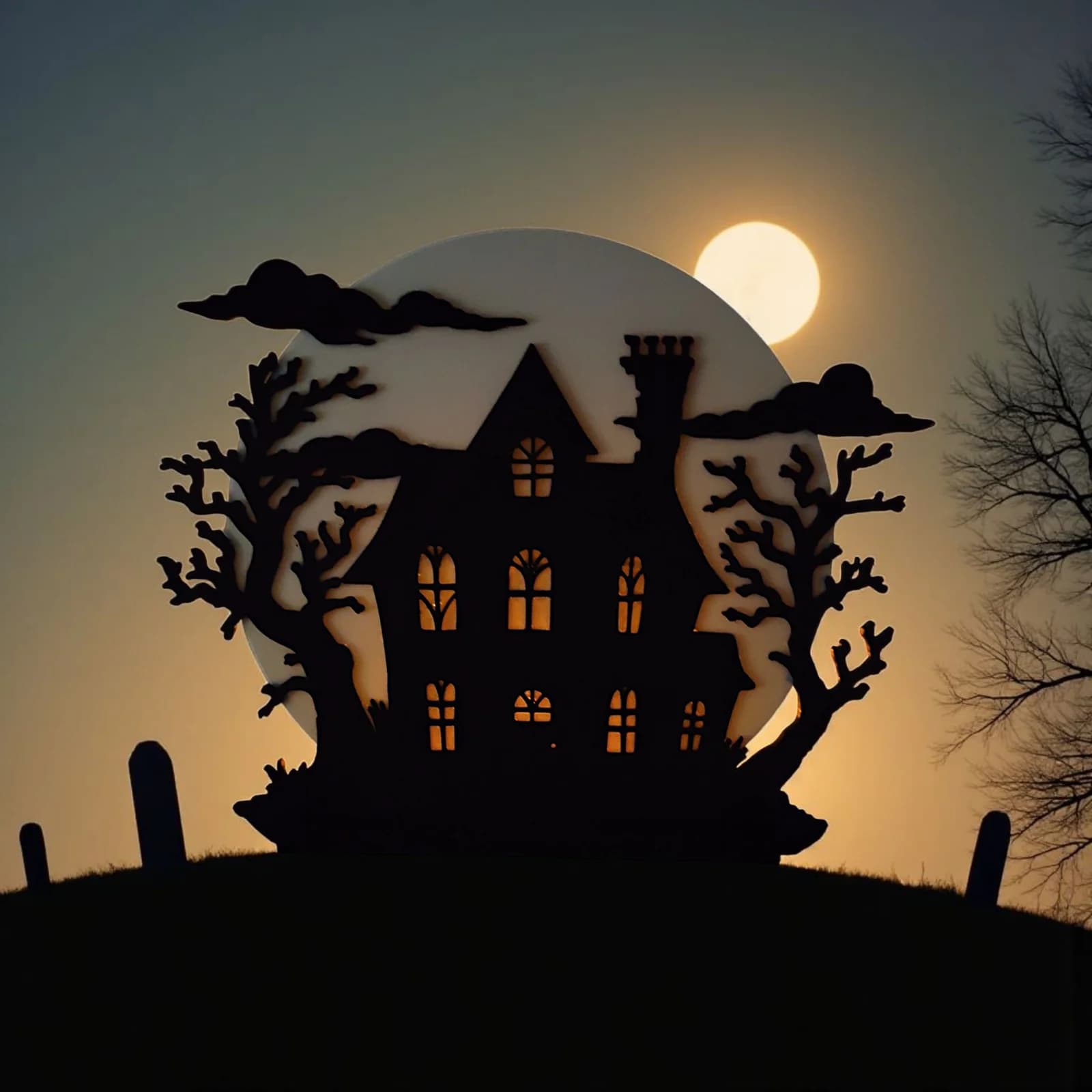 "Nocturne" Haunted House Light 3