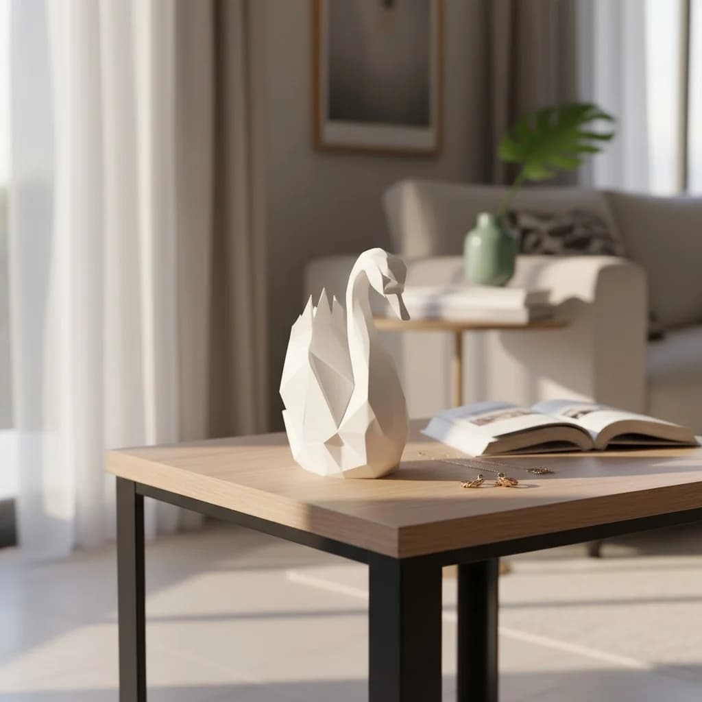 "Nyra" Low-Poly Swan 3