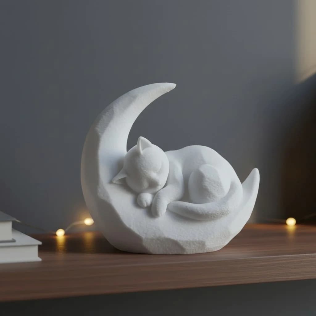 "Mika" Cat Sculpture