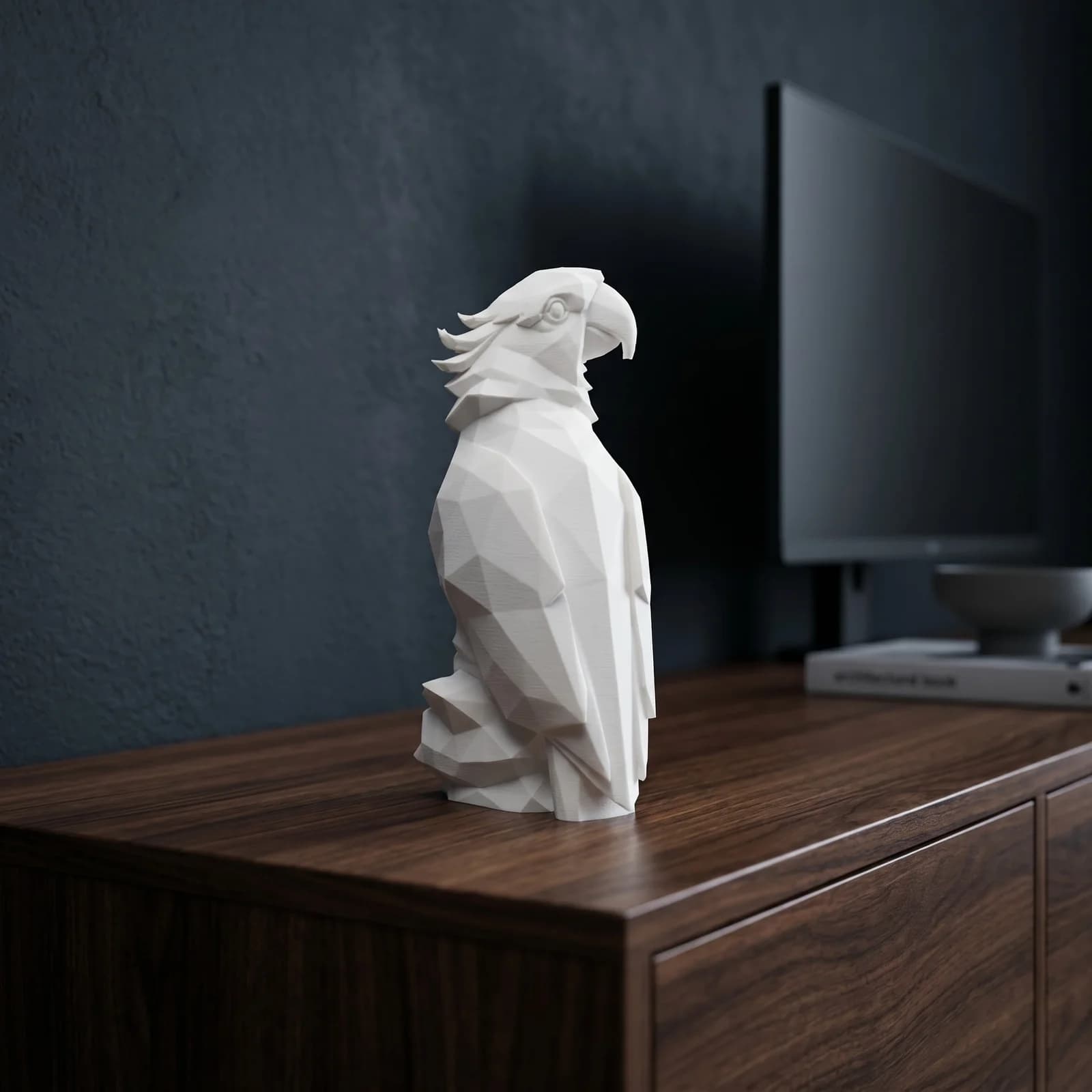 "Kaia" Low-Poly Parrot 3