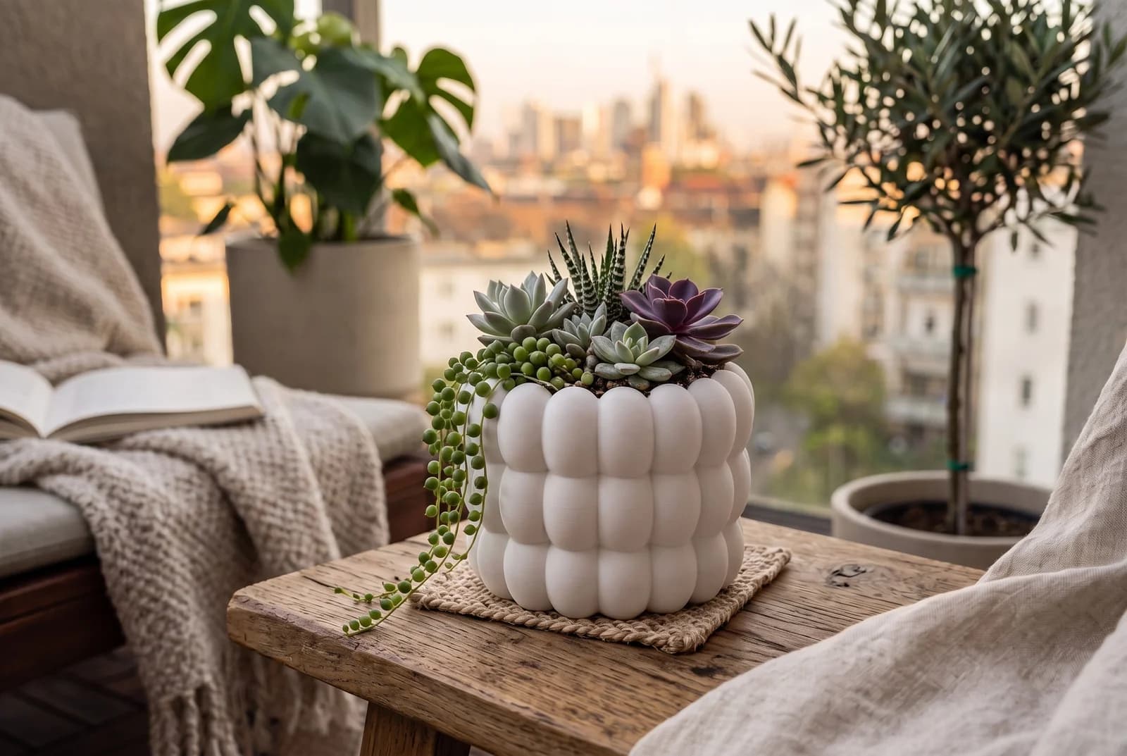 "Perla" Bubble Planter