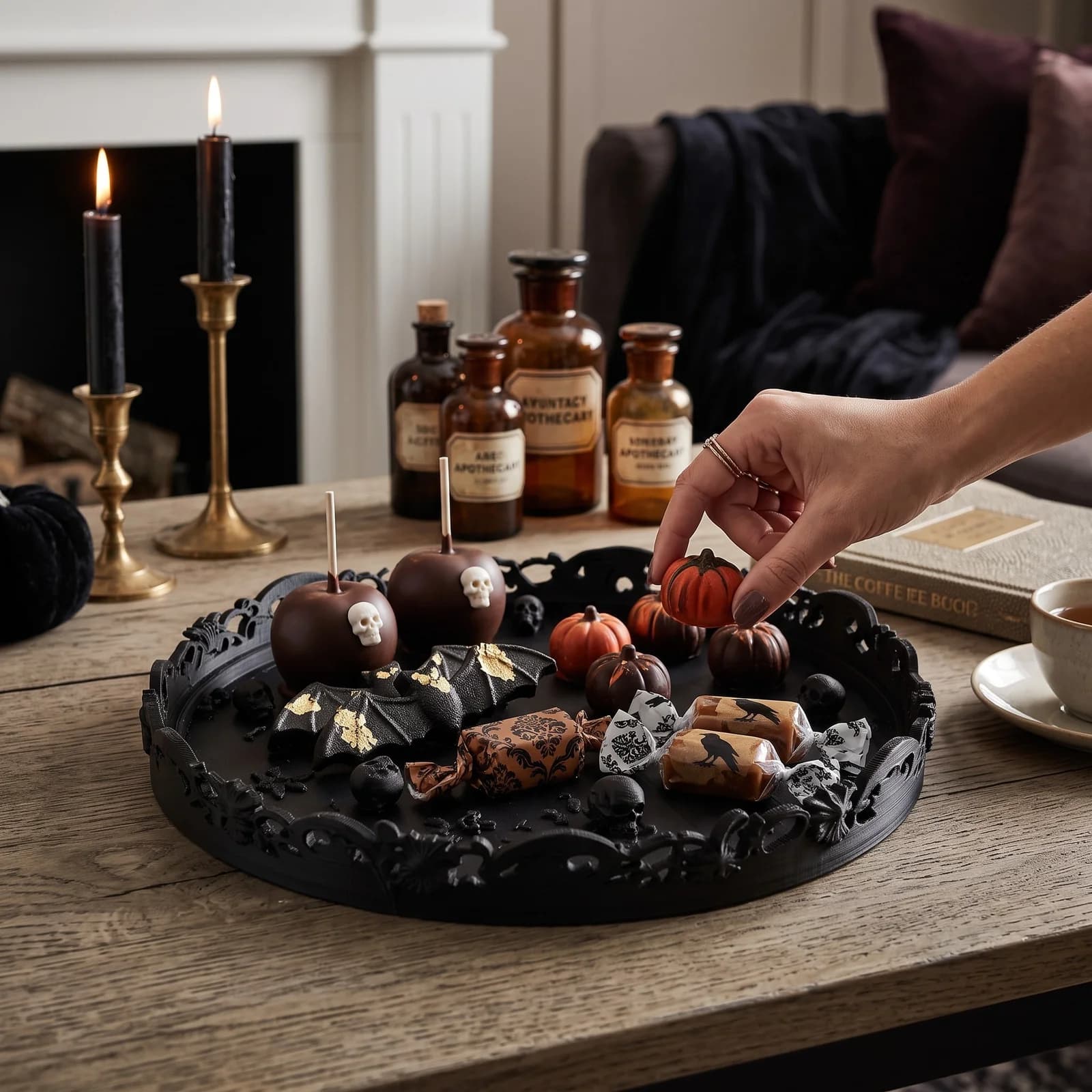 "Corvid" Gothic Tray 3